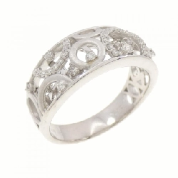 Nhẫn kim cương K18WG 0.30CT