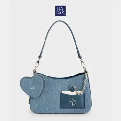 Túi Xách Nữ Hobo Đáy Vuông Love Charm HAPAS [Full Box]