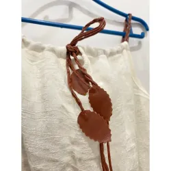 MỚI 99%***ĐẦM TRẮNG DÀI 2 DÂY MAXI ĐI BIỂN* DẠO PHỐ CHẤT LIỆU MÁT ĐẸP* TẶNG QUÀ 0Đ 588669
