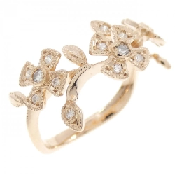 Nhẫn kim cương hoa K18PG 0.15CT