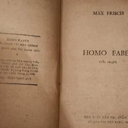 HOMO FABER - tiểu thuyết của Max Frisch (308 trang) 732673