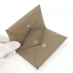 【Sản phẩm chưa sử dụng】Thẻ đựng thẻ Hermes Calvi 044164CK 623743