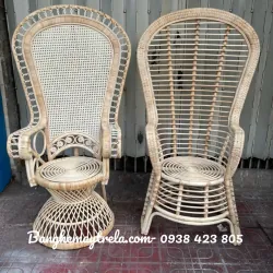 Ghế đuôi công mây tự nhiên decor trang trí 693271