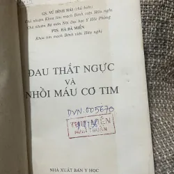 Đau thắt ngực và nhồi máu cơ tim- VŨ ĐÌNH HẢI (Chủ biên) PTS. HÀ BÁ MIỄN; 1995 1007029