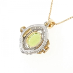 PT900/K18YG Hoa Peridot Dây Chuyền 2.80CT - Hàng hiệu Chính hãng 858513