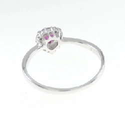 Nhẫn Ruby K18WG 0.25CT 672694