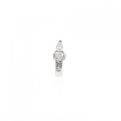 K18WG/K14WG Bông tai kim cương 0.25CT một bên - Hàng hiệu Authentic 869148