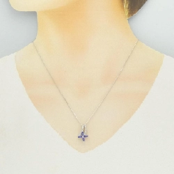 K18WG Hoa Tanzanite Dây chuyền 0.70CT - Hàng hiệu Chính hãng 857015