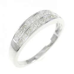 Nhẫn kim cương K18WG 0.50CT