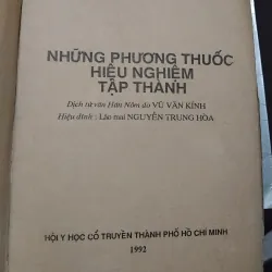 Những phương thuốc hiệu nghiệm tập thành  1028250