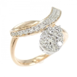 Nhẫn kim cương K18PG/K18WG 0.418CT