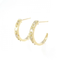 Bông tai kim cương K18YG 0.16CT - Hàng hiệu Chính hãng