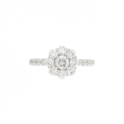 Nhẫn kim cương hồng PT900 hoa 0.179CT 671995