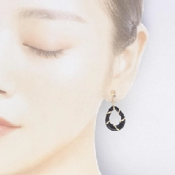 K18YG Onyx Bông tai - Hàng hiệu Chính hãng 872935