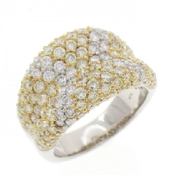 Nhẫn kim cương K18WG/K18YG 2.95CT - Hàng hiệu Authentic