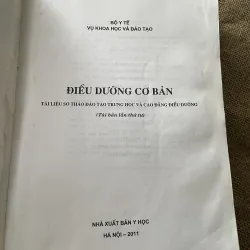 Điều dưỡng học cơ bản, sách gần 600 trang khổ lớn 796443