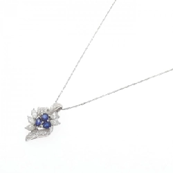 Dây chuyền Sapphire PT900/PT850 0.76CT - Hàng hiệu Chính hãng 857778