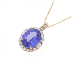 K18PG Tanzanite Necklace 4.86CT - Hàng hiệu Authentic 862242