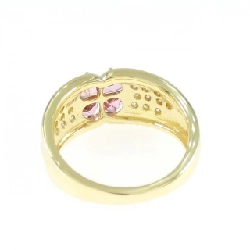 Nhẫn tourmaline K18YG hoa 668266