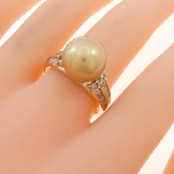 Nhẫn ngọc trai trắng K18YG 11.2mm - Hàng hiệu Chính hãng 848832