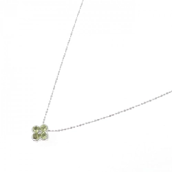 K18WG Hoa Peridot Dây Chuyền - Hàng hiệu Chính hãng 859527