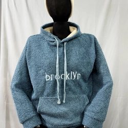 Áo hoodie lông cừu 2 lớp dày dặn 327115