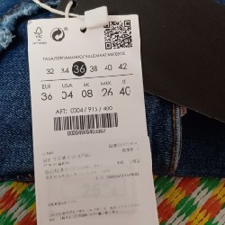 Quần jean (quần bò) nữ Bershka 26305