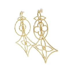 Bông tai Louis Vuitton Buckle Dreyfus Pendant LV Twiggy M00952 - Hàng hiệu Chính hãng 807375