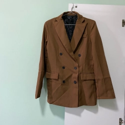 Áo Blazer Nâu lịch sự đi làm size M Mới