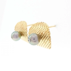 K18YG Bông tai ngọc trai Akoya 5.8mm - Hàng hiệu Chính hãng 870531