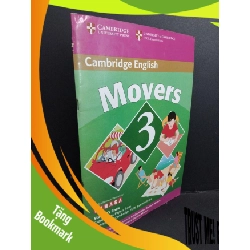 (TẶNG BOOKMARK) Cambridge young learners English test Cambridge Movers 3 mới 80% bẩn bìa, ố nhẹ 2019 RBK2811 Cambridge HỌC NGOẠI NGỮ