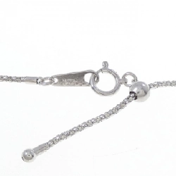 K18WG Dây chuyền kim cương chéo 0.45CT - Hàng hiệu Authentic 862609