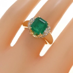 Nhẫn Emerald K18YG 1.58CT - Hàng hiệu Chính hãng 851766
