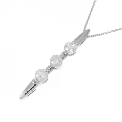 Dây chuyền kim cương 3 viên 2WAY PT900/PT850 0.50CT - Hàng hiệu Chính hãng 861299