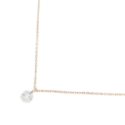 K18PG Solitaire Dây chuyền kim cương 0.346CT - Hàng hiệu Chính hãng 857191