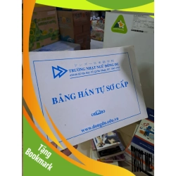 (TẶNG BOOKMARK) Bảng hán tự sơ cấp mới 90% Trường Nhật Ngữ Đông Du RBK0808 HỌC NGOẠI NGỮ