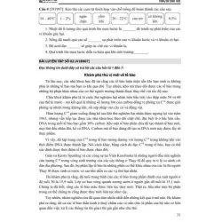 Tổng Ôn phần Tư Duy Khoa Học/Giải Quyết Vấn Đề Môn Sinh Học 925905