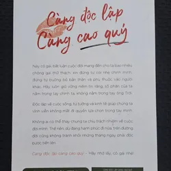 Càng độc lập càng cao quý - Vãn Tình 594775