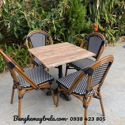 Ghế giả mây khung nhôm 508888