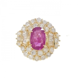 Nhẫn Ruby K18YG 1.59CT - Hàng hiệu Chính hãng 850269