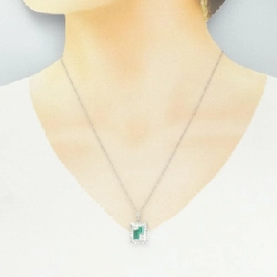 Dây chuyền ngọc lục bảo PT900/PT850 0.845CT - Hàng hiệu Authentic 857037