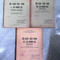 Cổ luật Việt nam và tư pháp sử diễn giảng - Vũ Văn Mẫu (trọn bộ)