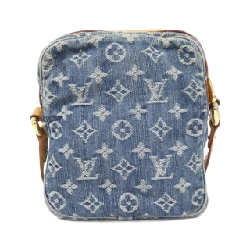 【Vintage】Túi máy ảnh Louis Vuitton Monogram Denim M95348 Túi đeo vai 613490