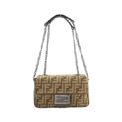 【Sản phẩm mới】Túi xách vai Fendi Baguette Chain Midi 8BR793 ALG7