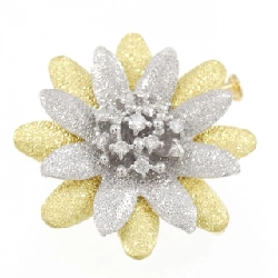 K18YG/K18WG Hoa Kim Cương Brooch 0.13CT - Hàng hiệu Chính hãng 871289