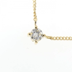 K18YG Solitaire Dây chuyền kim cương 0.16CT - Hàng hiệu Chính hãng 863521