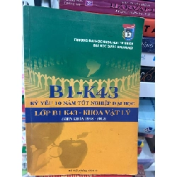 Kỷ Yếu 10 Năm Tốt Nghiệp Đại Học Lớp B1 K43 - Khoa Vật Lý (Niên khóa 1998 - 2002) - Hồi Ức Sinh Viên HUS - Tập thể cựu sinh viên lớp B1 K43, Khoa Vật lý, Trường Đại học Khoa học Tự nhiên, ĐHQGHN