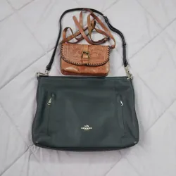 Túi Coach da màu đen(tặng kèm 1 túi da bò) 1022895