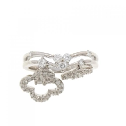 Nhẫn kim cương hoa K18WG 0.50CT 670025