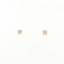 K18YG Đá mặt trăng Bông tai - Hàng hiệu Chính hãng